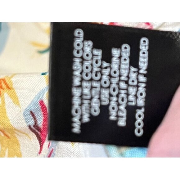 Torrid Floral Dress 4X White Midi Tropical Boho Coastal Feminine Hippie Classic - Picture 8 of 12